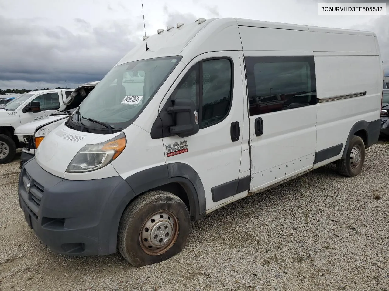 2015 Ram Promaster 3500 3500 High VIN: 3C6URVHD3FE505582 Lot: 74107864