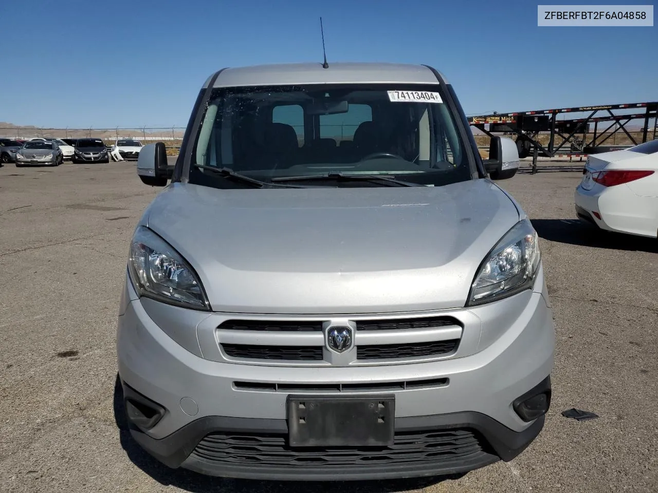 2015 Ram Promaster City Slt VIN: ZFBERFBT2F6A04858 Lot: 74113404