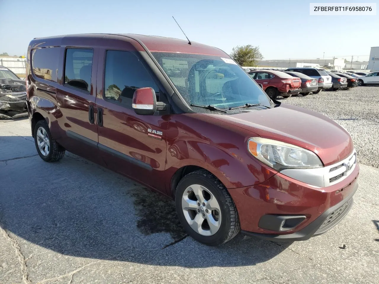 2015 Ram Promaster City Slt VIN: ZFBERFBT1F6958076 Lot: 74703394