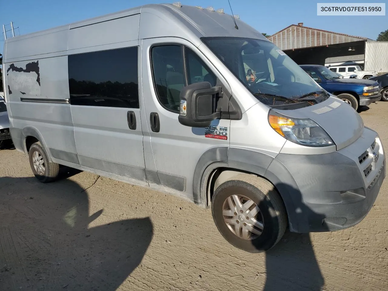 2015 Ram Promaster 2500 2500 High VIN: 3C6TRVDG7FE515950 Lot: 75021324