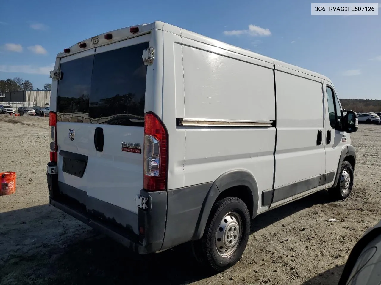 2015 Ram Promaster 1500 1500 Standard VIN: 3C6TRVAG9FE507126 Lot: 75546584