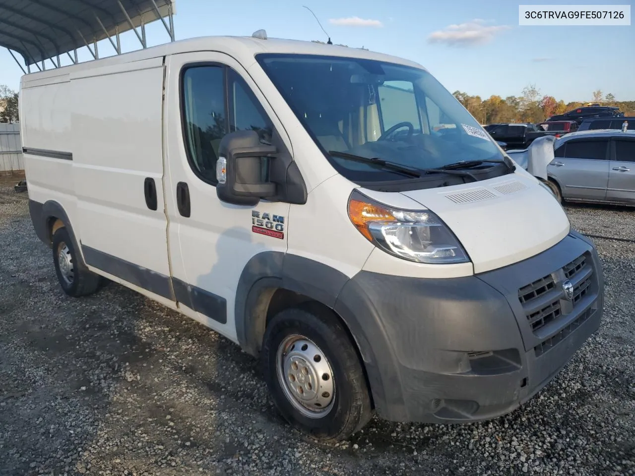 2015 Ram Promaster 1500 1500 Standard VIN: 3C6TRVAG9FE507126 Lot: 75546584