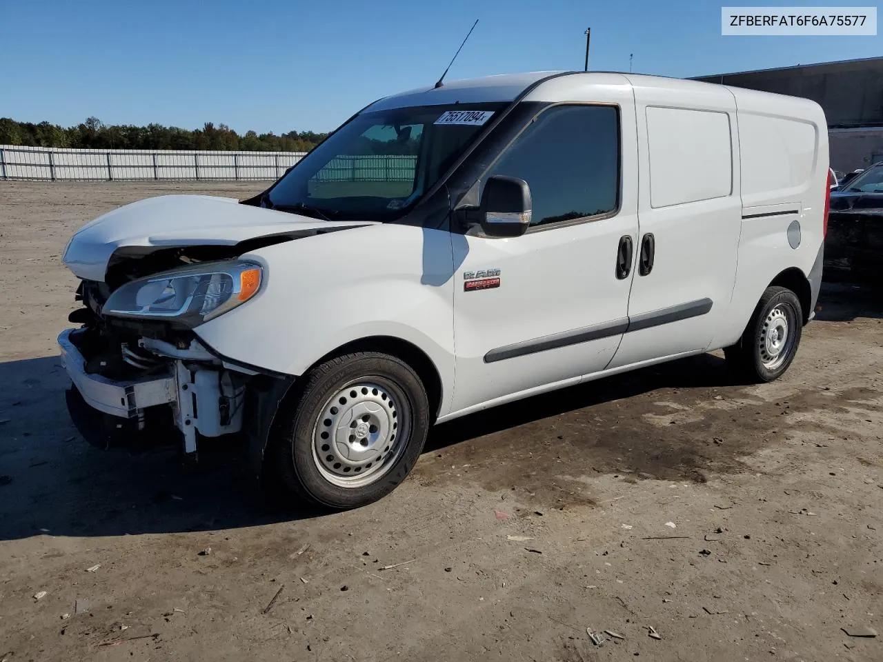 2015 Ram Promaster City VIN: ZFBERFAT6F6A75577 Lot: 77972224