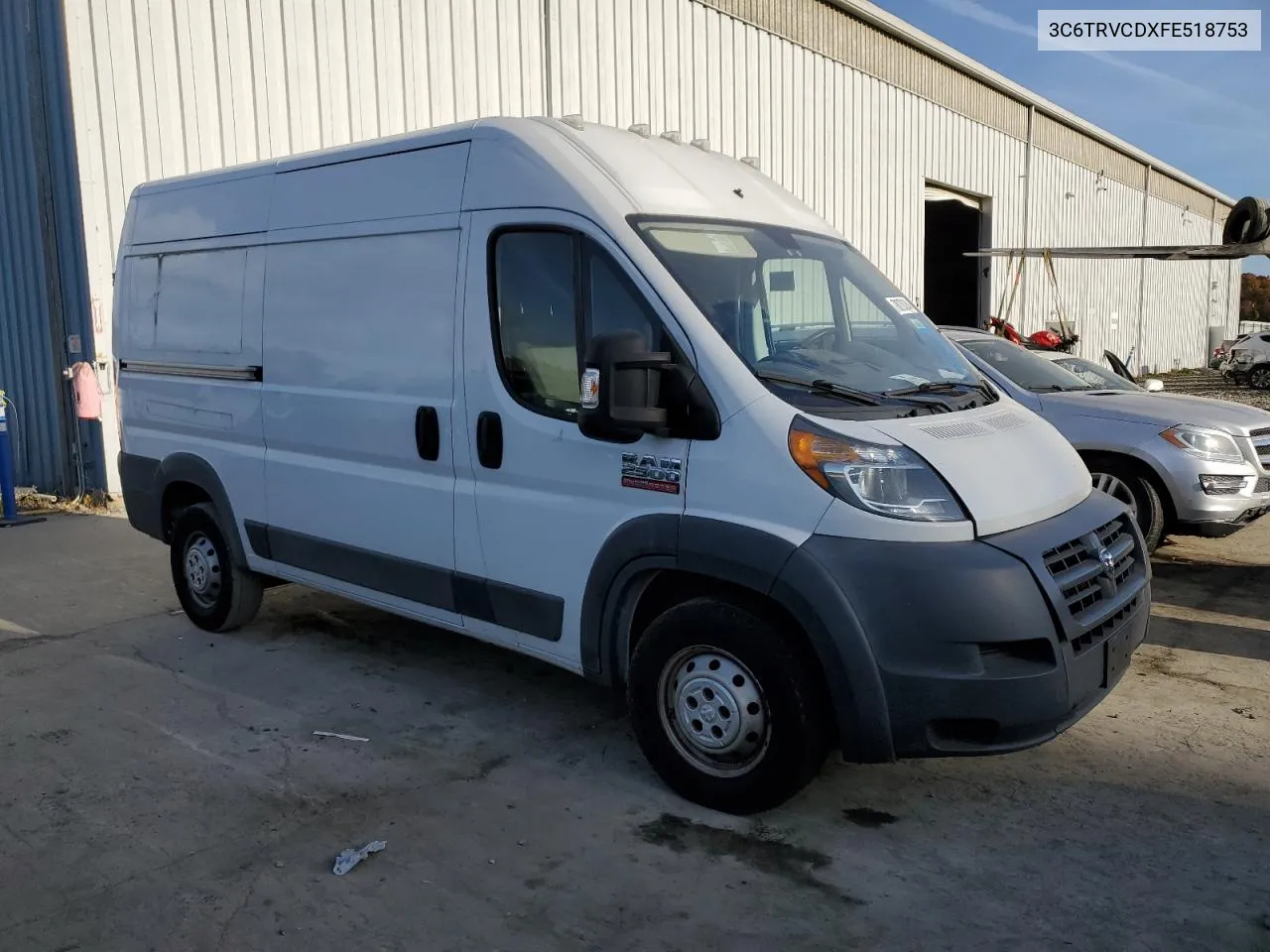 2015 Ram Promaster 2500 2500 High VIN: 3C6TRVCDXFE518753 Lot: 78070084