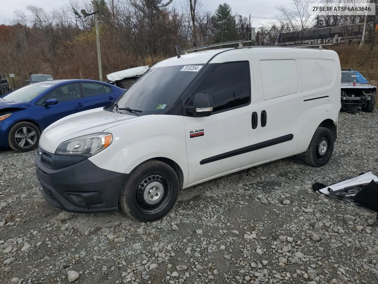 2015 Ram Promaster City VIN: ZFBERFAT5F6A63646 Lot: 79182554