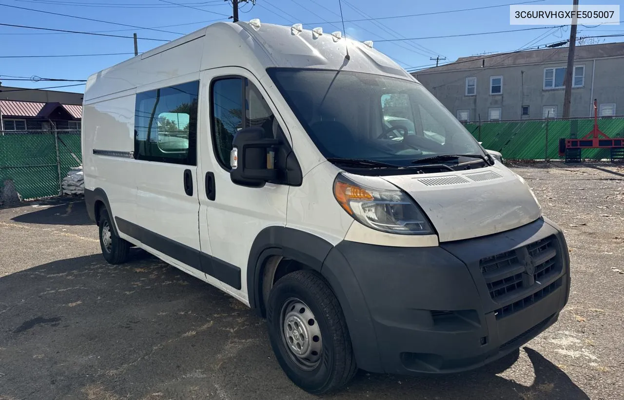 2015 Ram Promaster 3500 3500 High VIN: 3C6URVHGXFE505007 Lot: 80241974