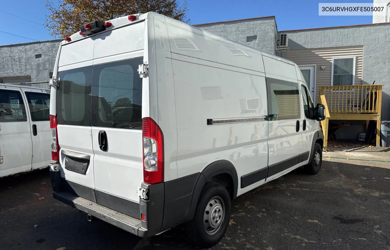 2015 Ram Promaster 3500 3500 High VIN: 3C6URVHGXFE505007 Lot: 80241974