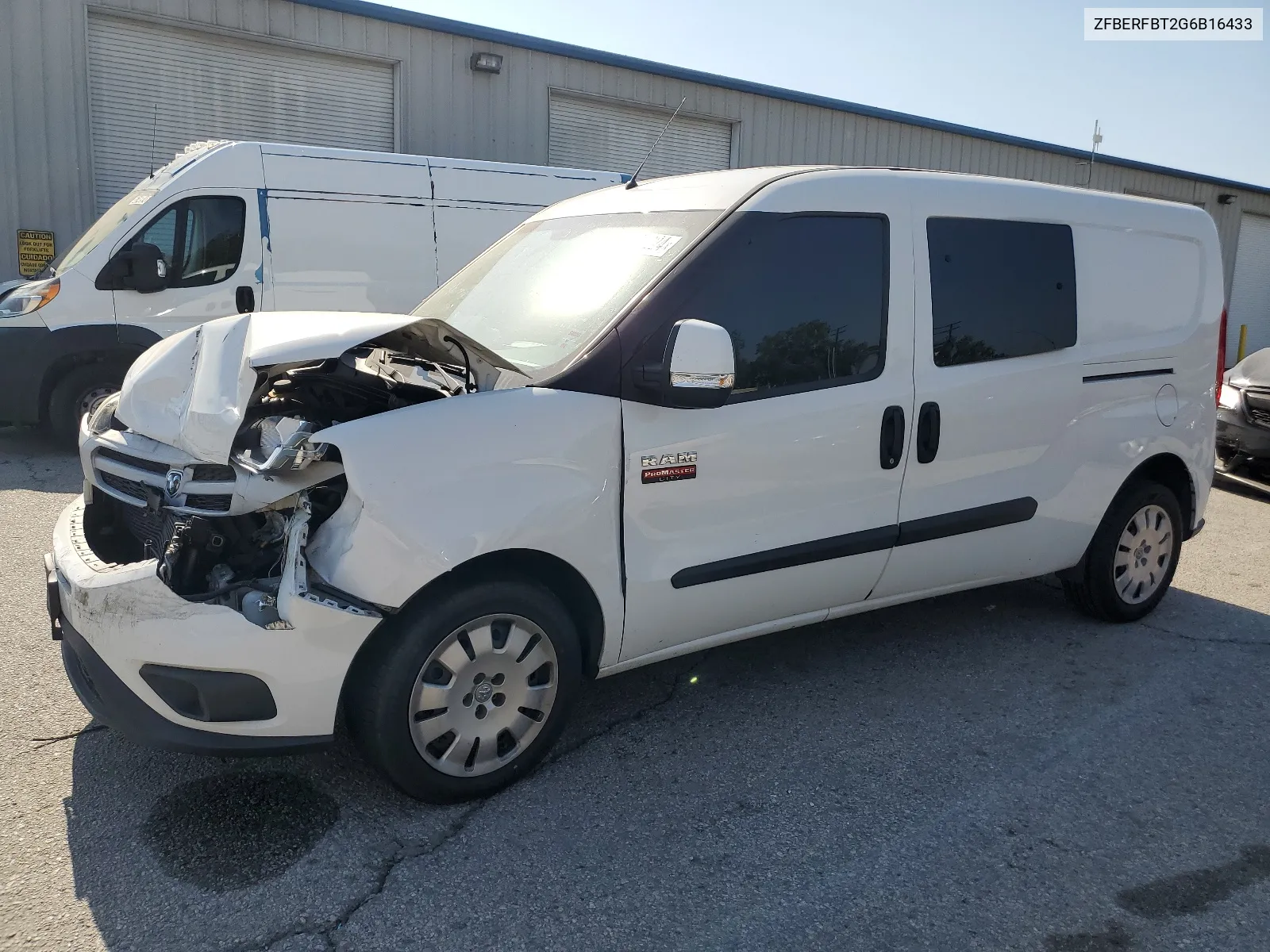 2016 Ram Promaster City Slt VIN: ZFBERFBT2G6B16433 Lot: 55169224