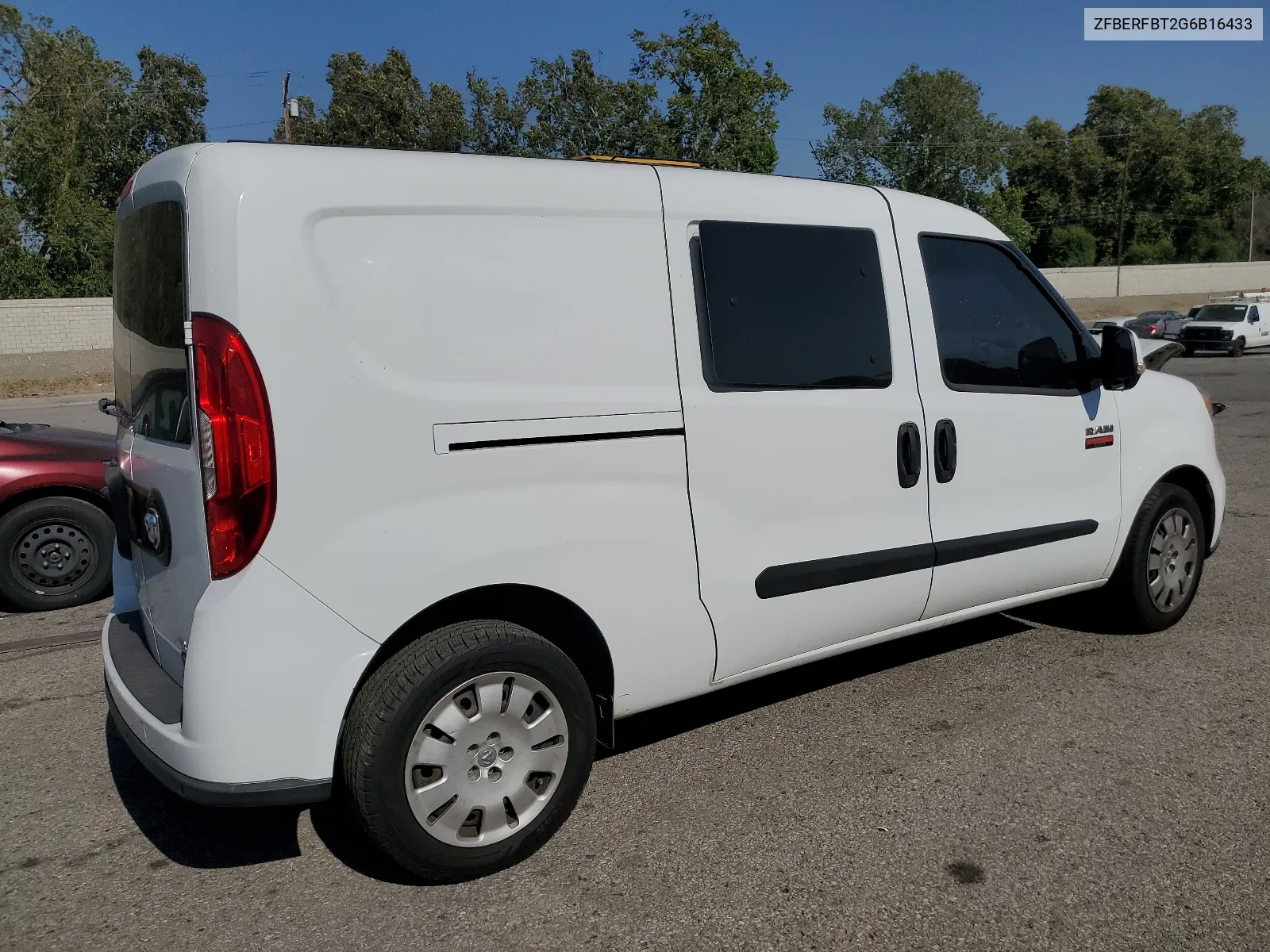 2016 Ram Promaster City Slt VIN: ZFBERFBT2G6B16433 Lot: 55169224