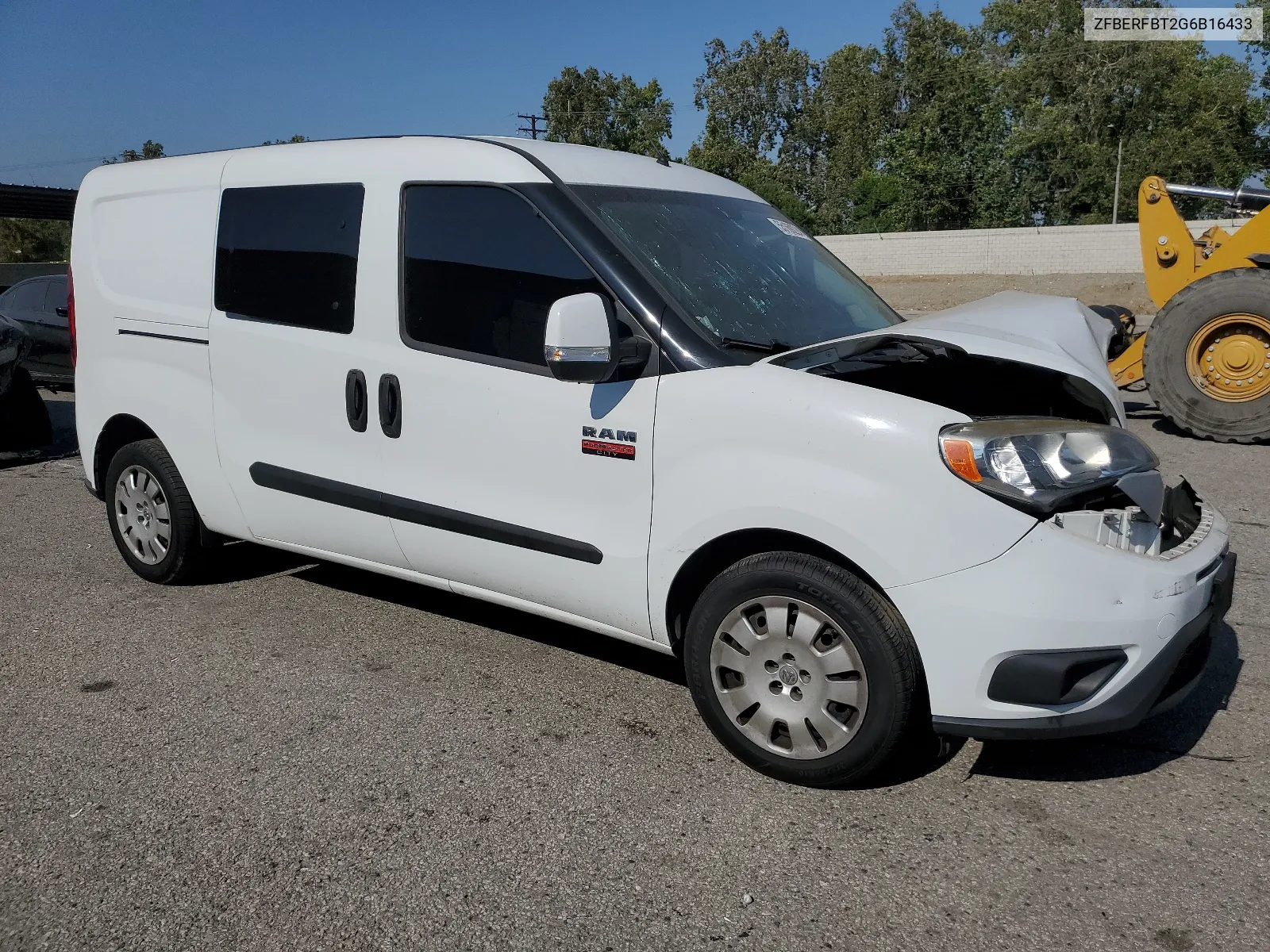 2016 Ram Promaster City Slt VIN: ZFBERFBT2G6B16433 Lot: 55169224