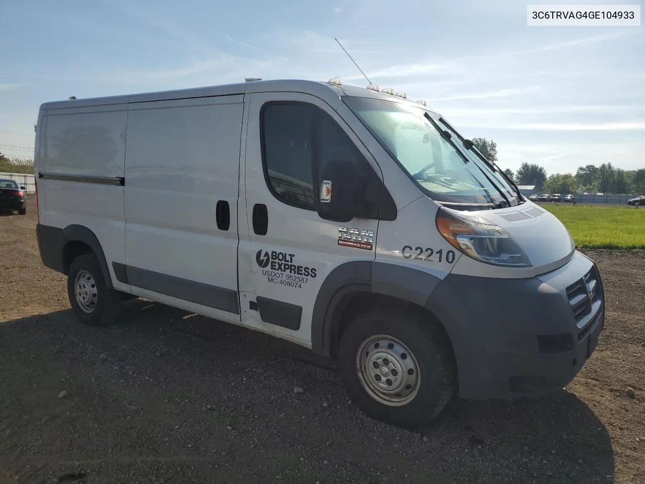 3C6TRVAG4GE104933 2016 Ram Promaster 1500 1500 Standard