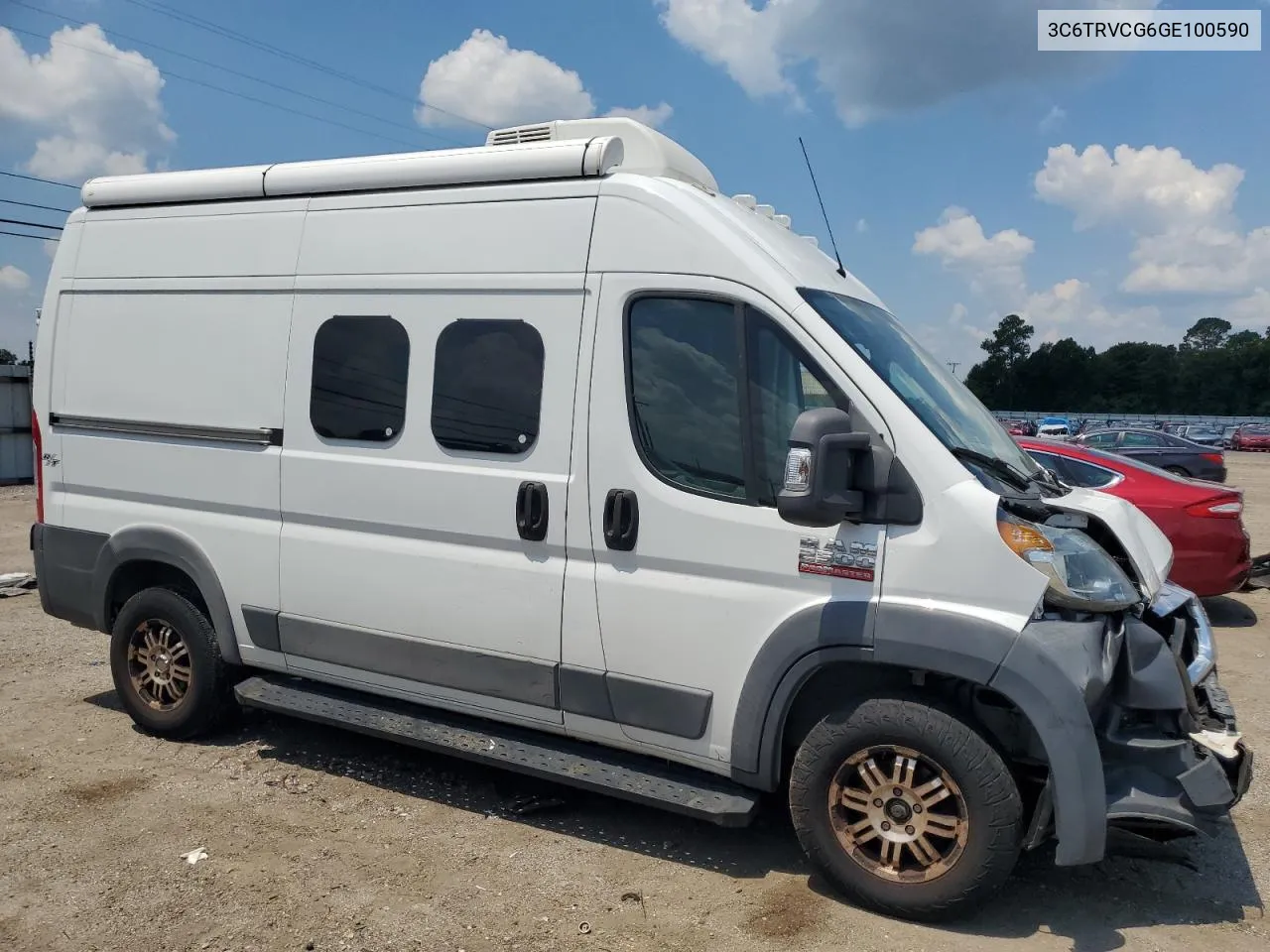 2016 Ram Promaster 2500 2500 High VIN: 3C6TRVCG6GE100590 Lot: 62123944