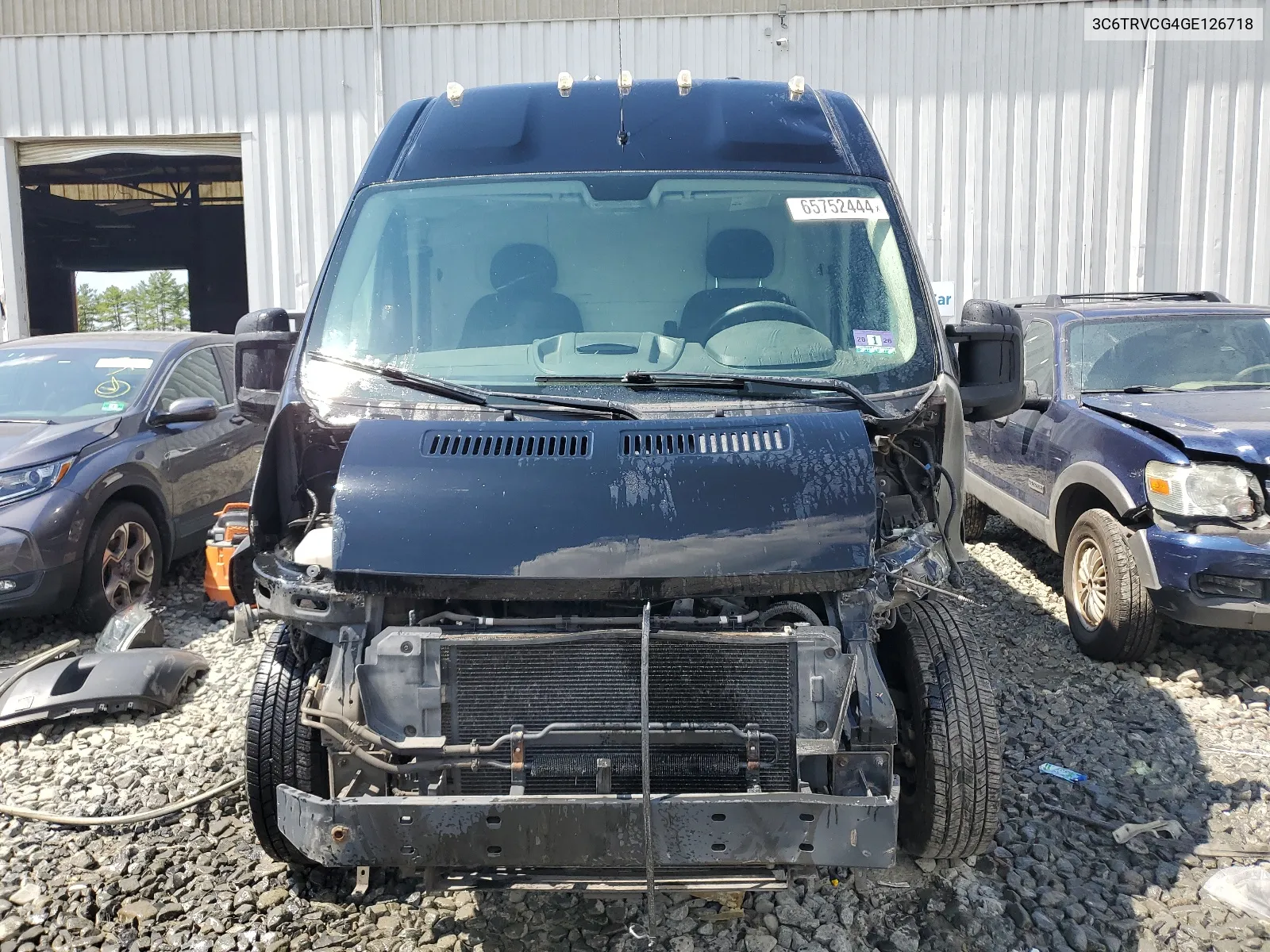 2016 Ram Promaster 2500 2500 High VIN: 3C6TRVCG4GE126718 Lot: 65752444