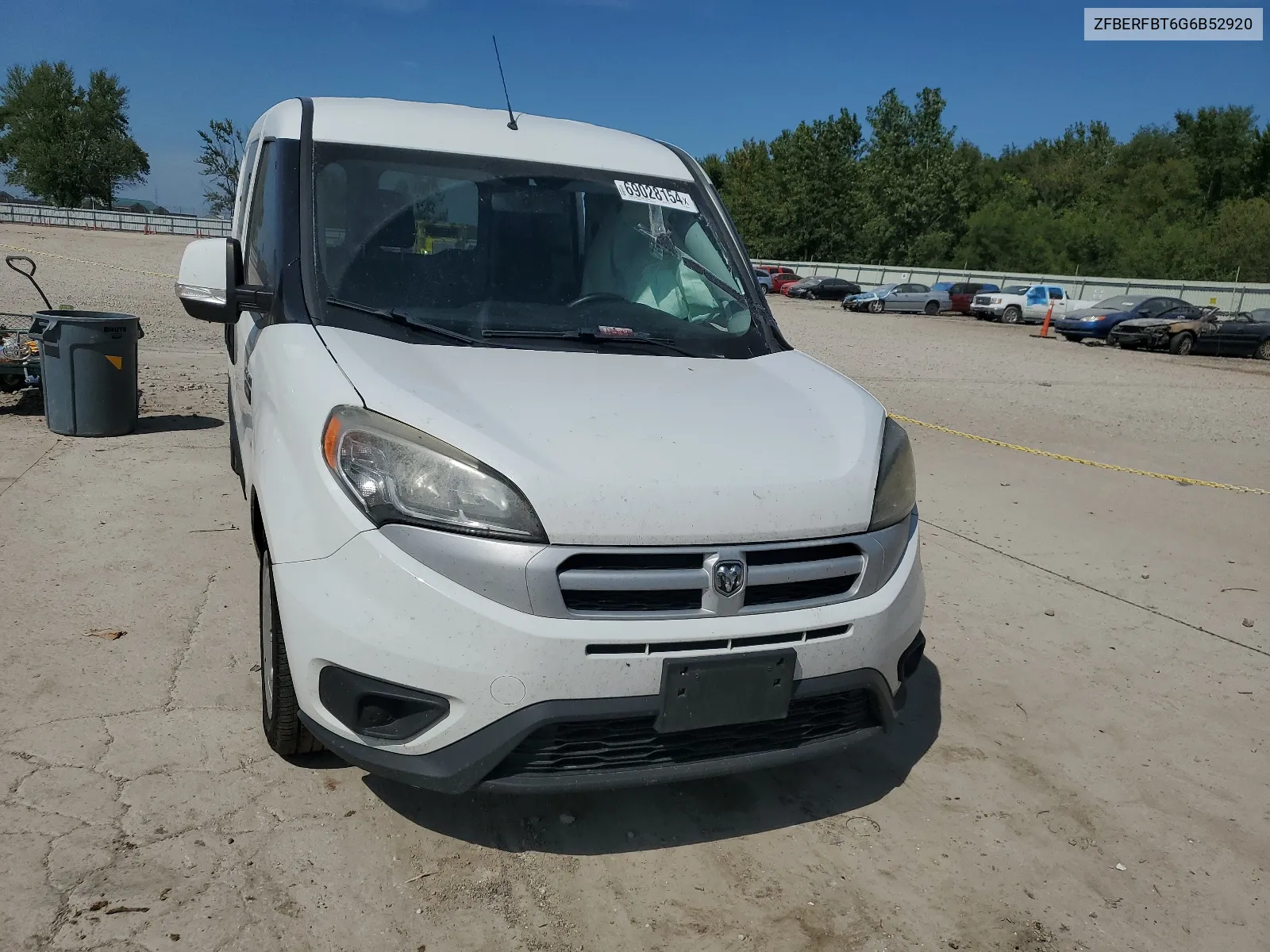 2016 Ram Promaster City Slt VIN: ZFBERFBT6G6B52920 Lot: 69028154