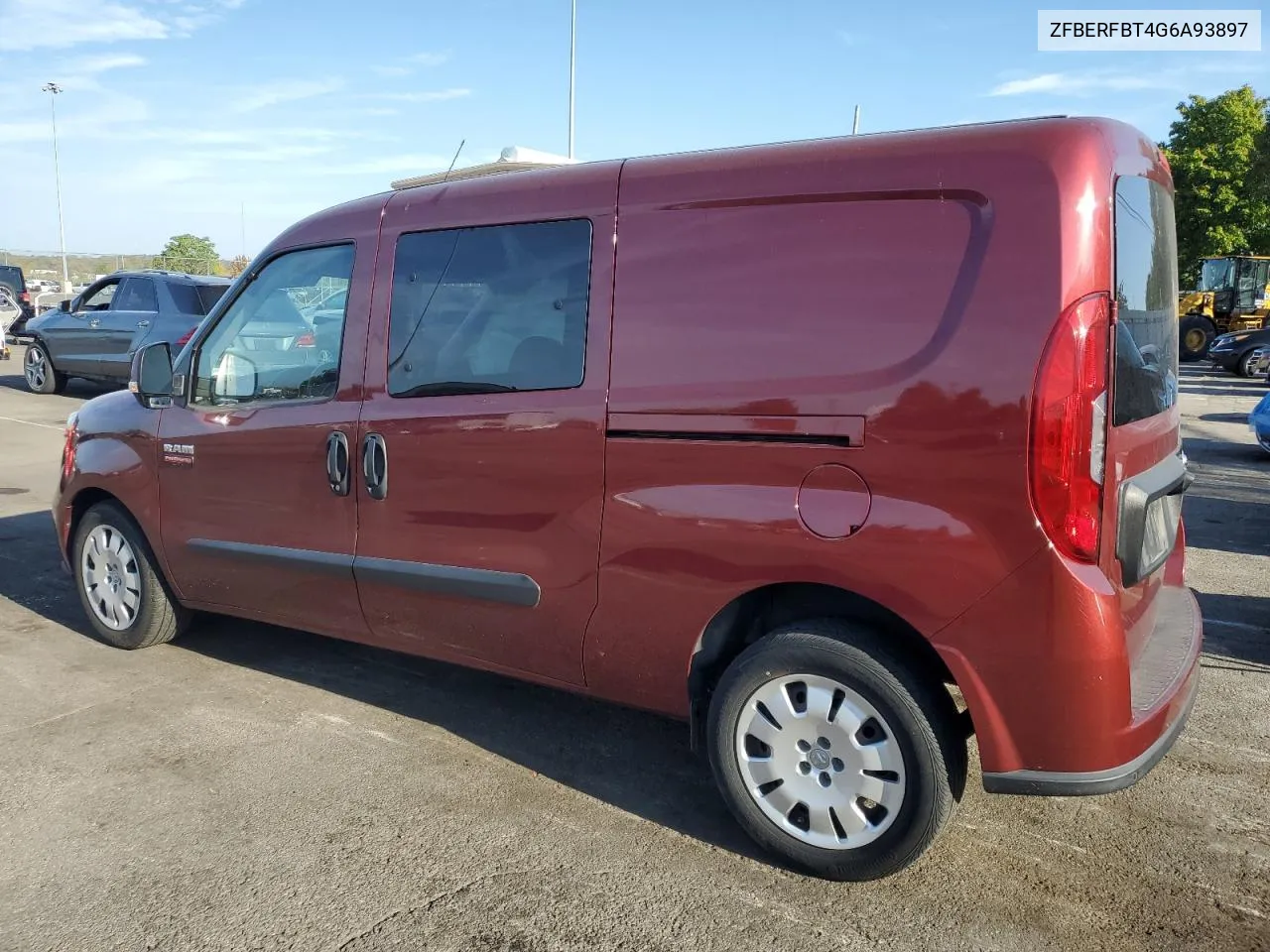 2016 Ram Promaster City Slt VIN: ZFBERFBT4G6A93897 Lot: 71571854