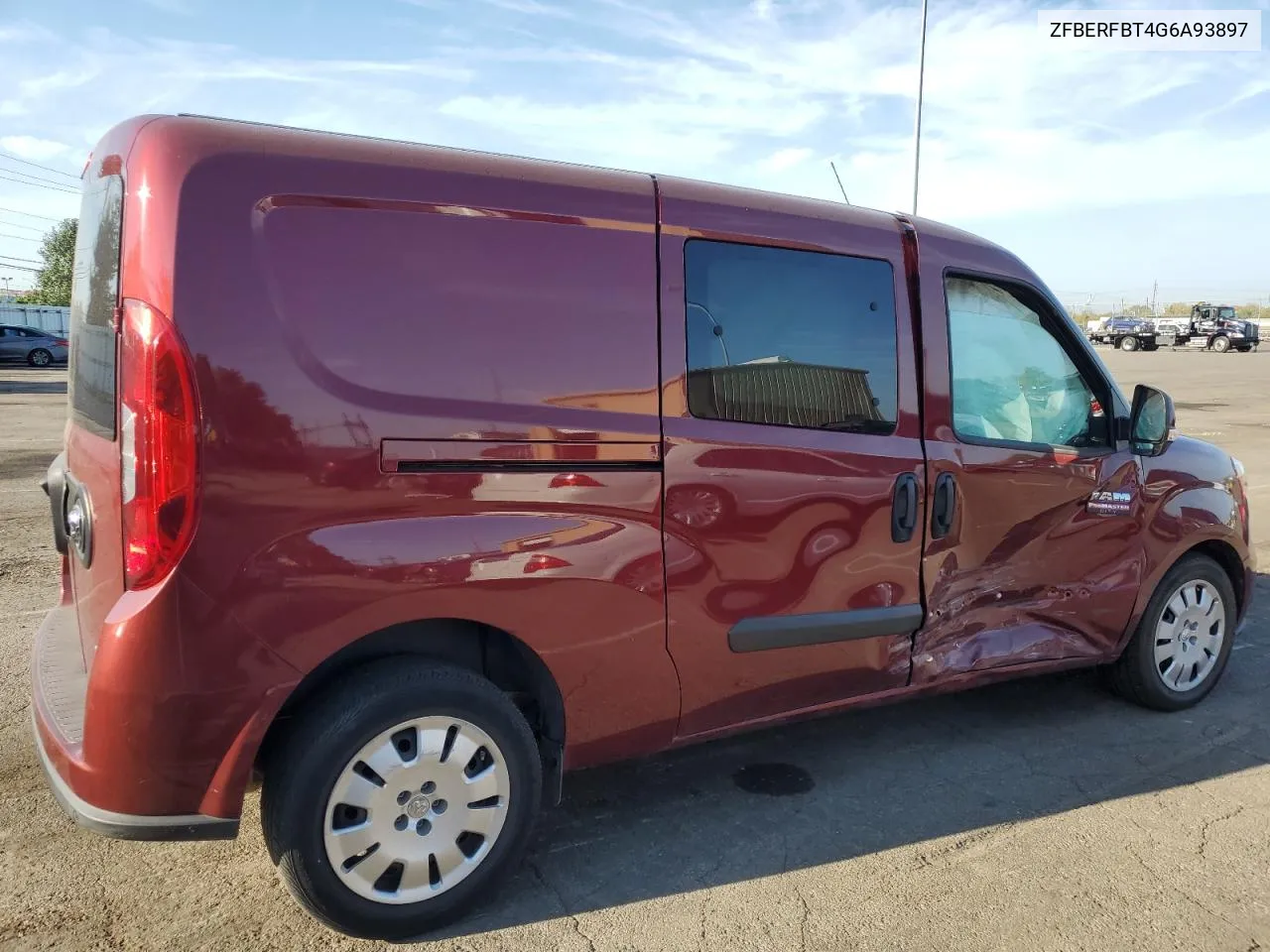 2016 Ram Promaster City Slt VIN: ZFBERFBT4G6A93897 Lot: 71571854