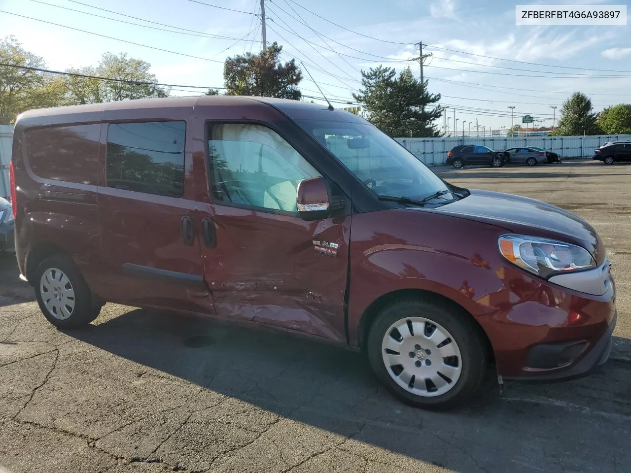 2016 Ram Promaster City Slt VIN: ZFBERFBT4G6A93897 Lot: 71571854