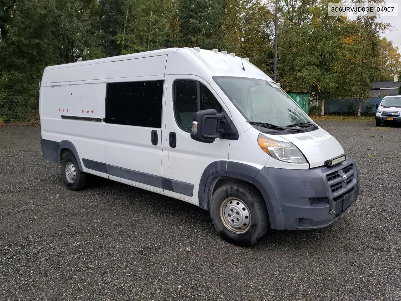 2016 Ram Promaster 3500 3500 High VIN: 3C6URVJD0GE104907 Lot: 71659184