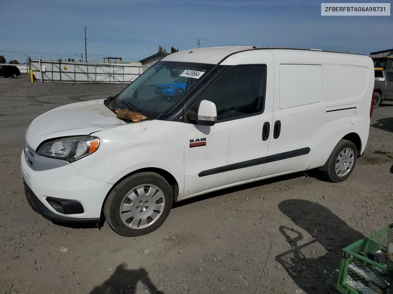 2016 Ram Promaster City Slt VIN: ZFBERFBT6G6A98731 Lot: 74439564