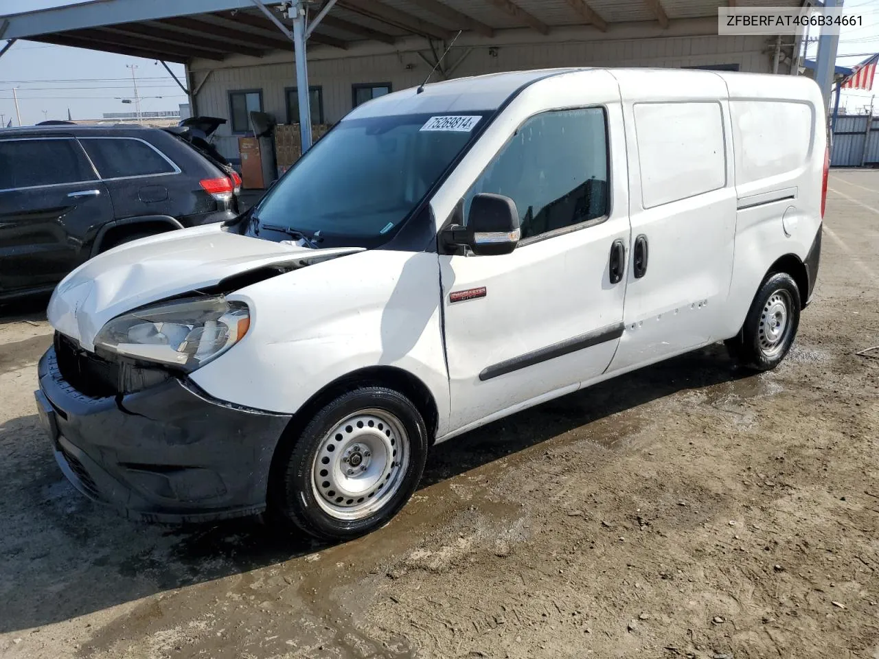 2016 Ram Promaster City VIN: ZFBERFAT4G6B34661 Lot: 75269814