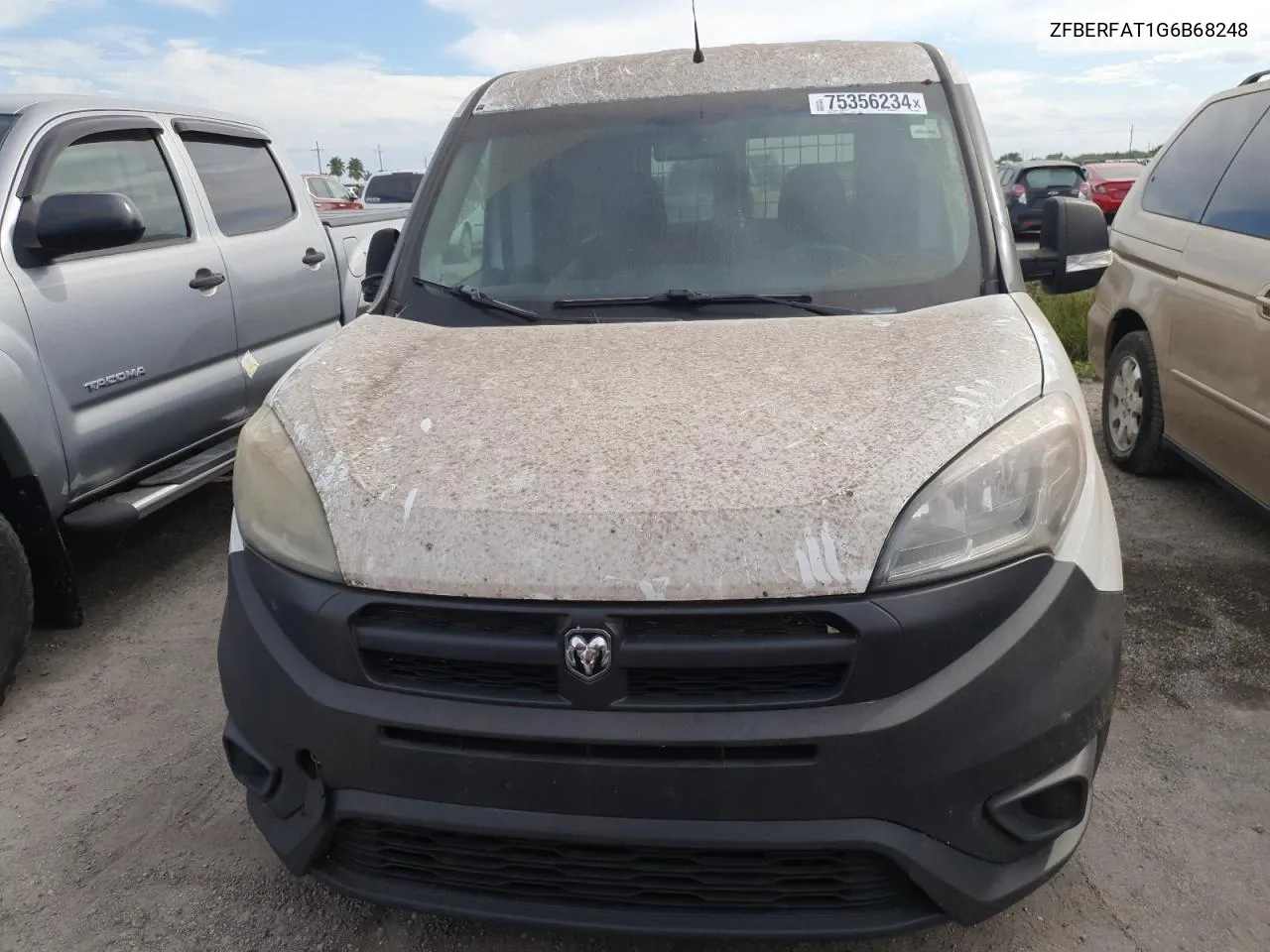 2016 Ram Promaster City VIN: ZFBERFAT1G6B68248 Lot: 75356234