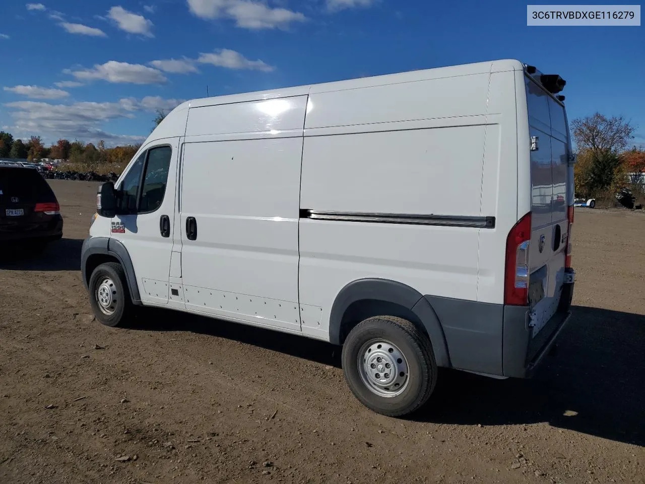 2016 Ram Promaster 1500 1500 High VIN: 3C6TRVBDXGE116279 Lot: 77709394