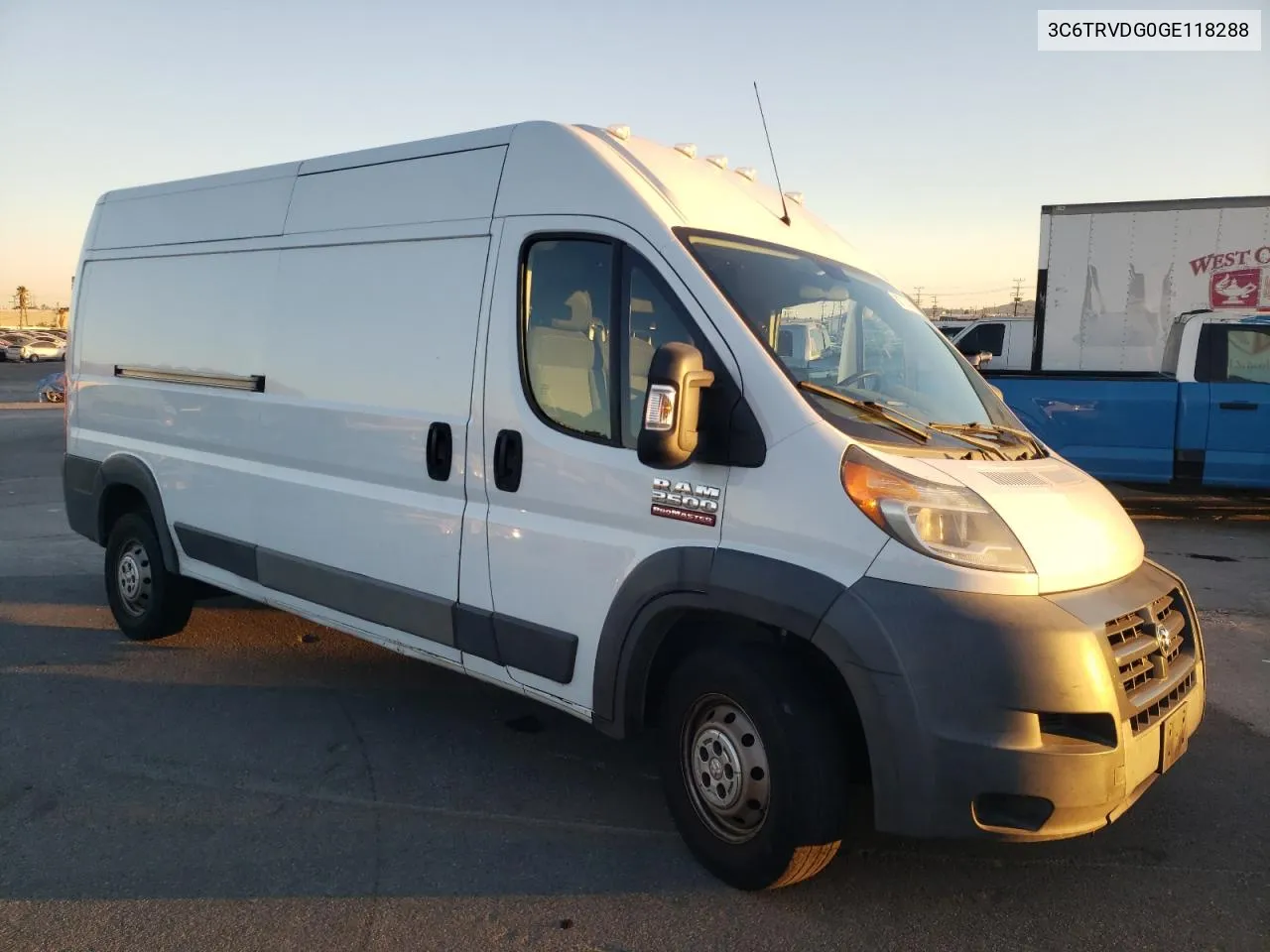 2016 Ram Promaster 2500 2500 High VIN: 3C6TRVDG0GE118288 Lot: 80711494