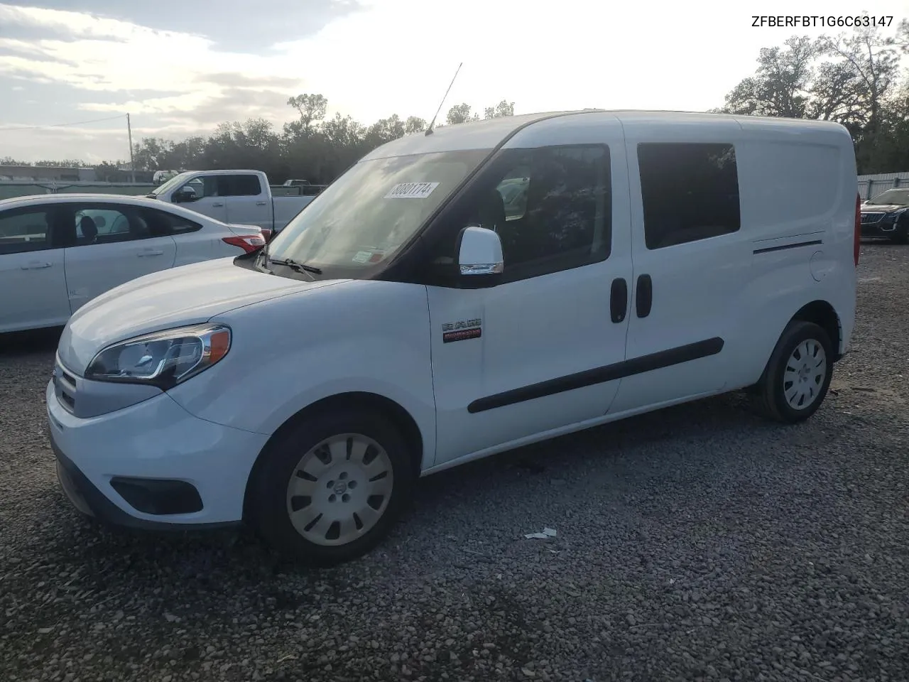 2016 Ram Promaster City Slt VIN: ZFBERFBT1G6C63147 Lot: 80801774