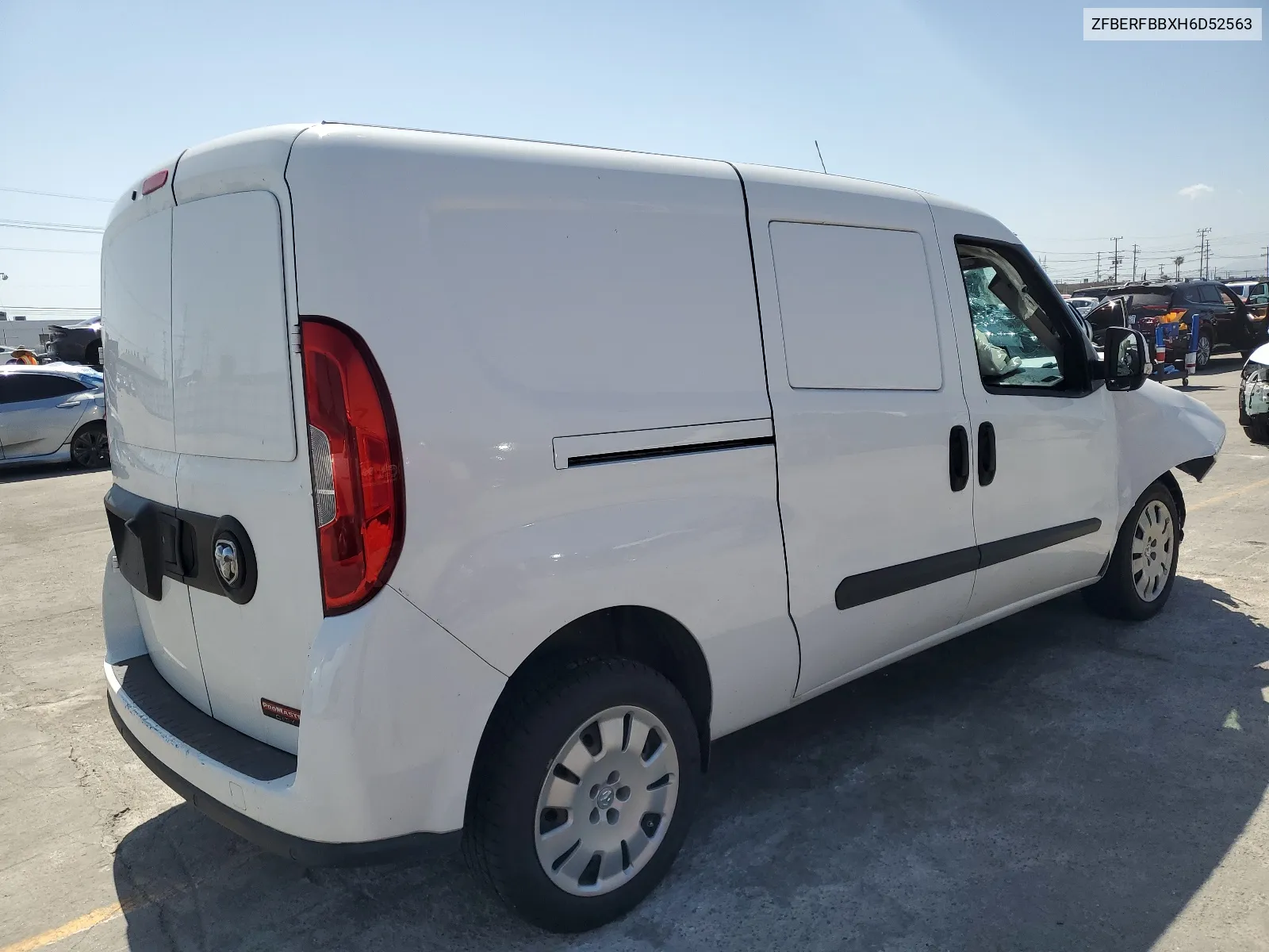 2017 Ram Promaster City Slt VIN: ZFBERFBBXH6D52563 Lot: 53880334