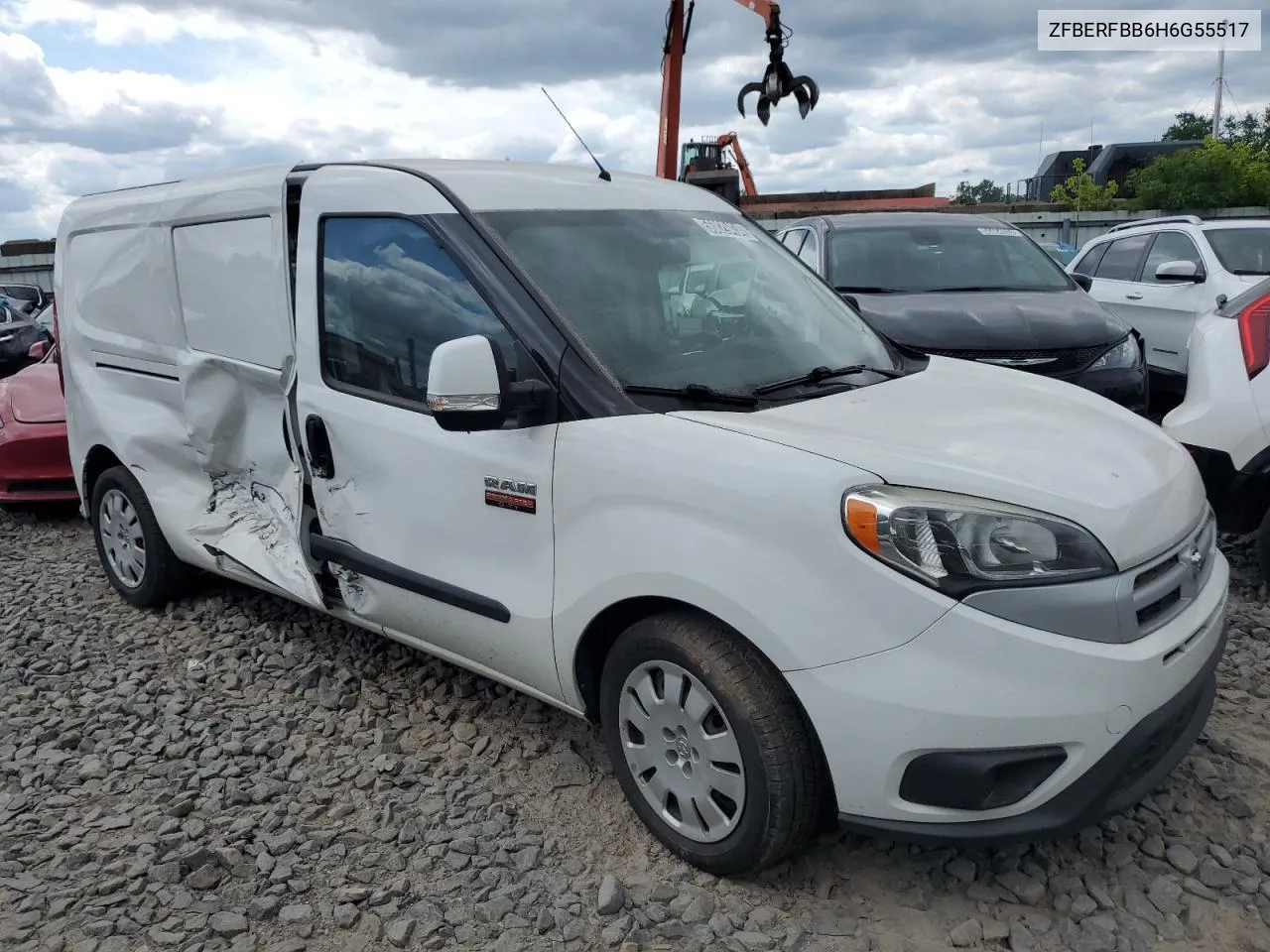 2017 Ram Promaster City Slt VIN: ZFBERFBB6H6G55517 Lot: 56829434