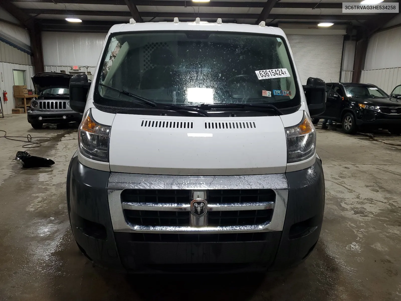 2017 Ram Promaster 1500 1500 Standard VIN: 3C6TRVAG3HE534258 Lot: 63615424