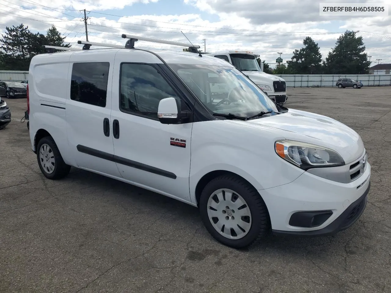 2017 Ram Promaster City Slt VIN: ZFBERFBB4H6D58505 Lot: 68285364