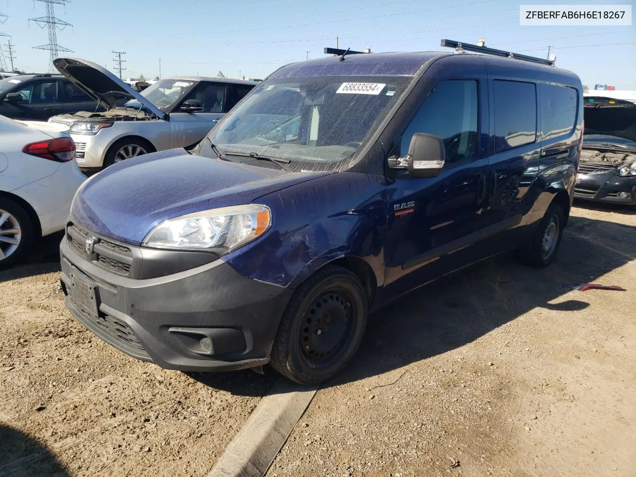 2017 Ram Promaster City VIN: ZFBERFAB6H6E18267 Lot: 68833554