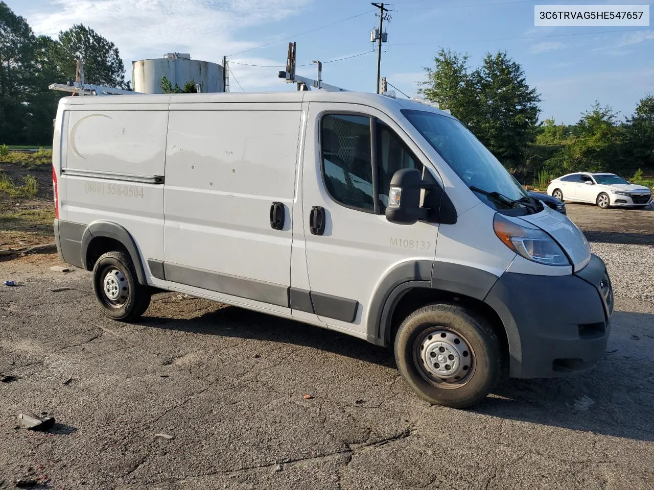 2017 Ram Promaster 1500 1500 Standard VIN: 3C6TRVAG5HE547657 Lot: 70687074