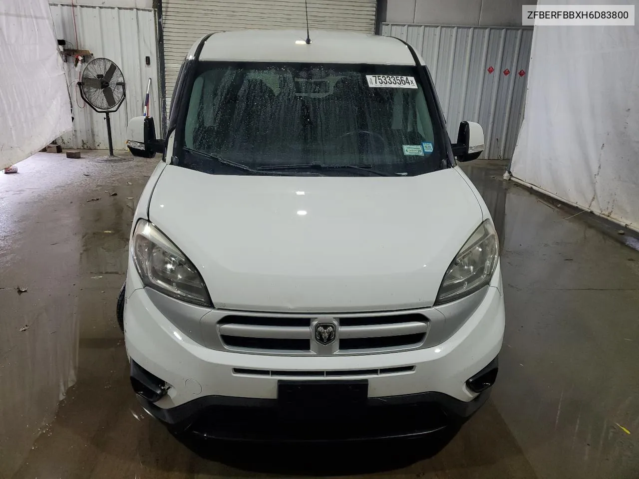 2017 Ram Promaster City Slt VIN: ZFBERFBBXH6D83800 Lot: 75333564