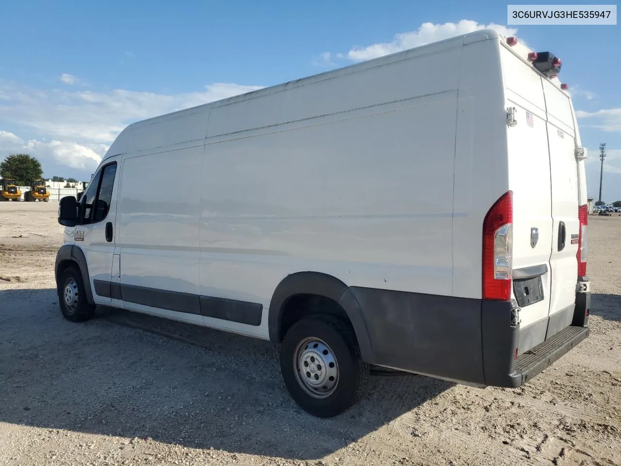 3C6URVJG3HE535947 2017 Ram Promaster 3500 3500 High