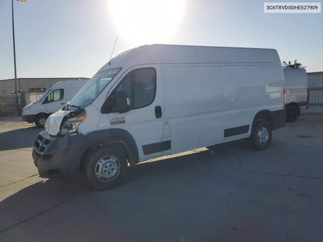 2017 Ram Promaster 2500 2500 High VIN: 3C6TRVDG0HE527909 Lot: 76343704