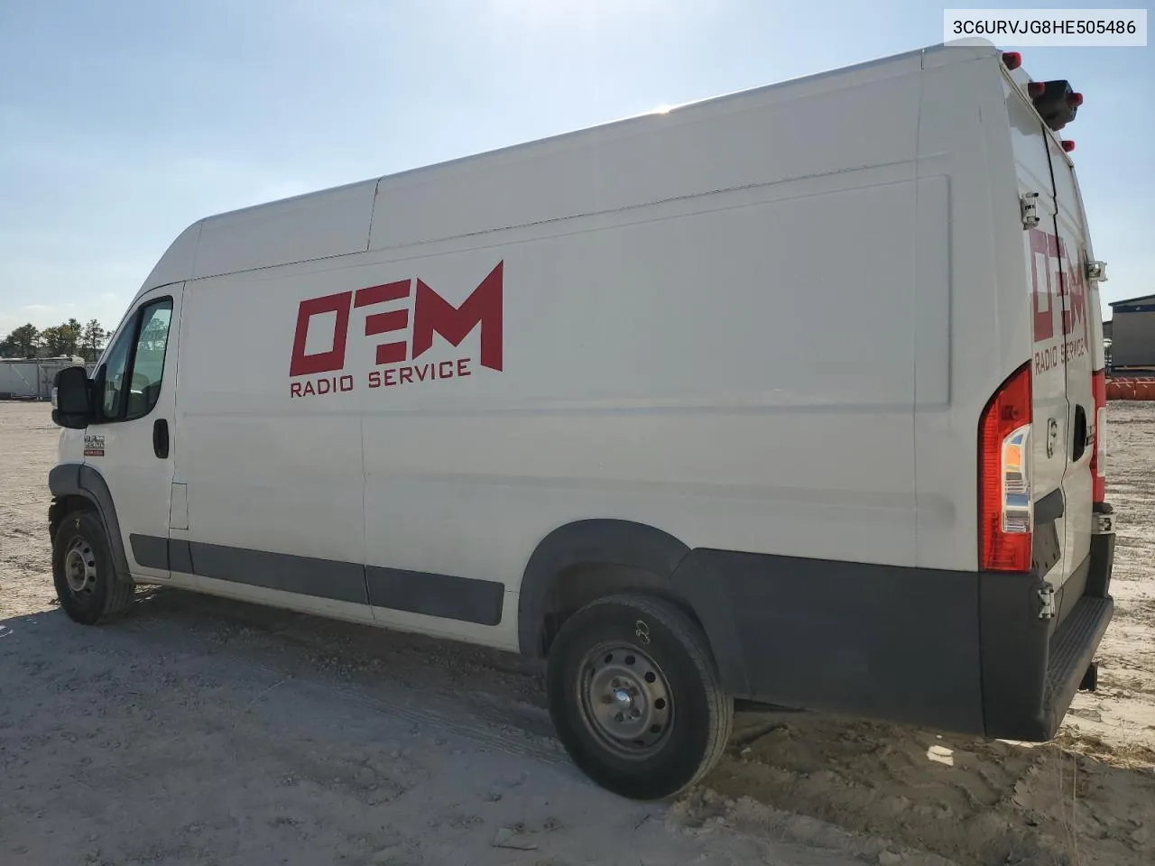 2017 Ram Promaster 3500 3500 High VIN: 3C6URVJG8HE505486 Lot: 77182384