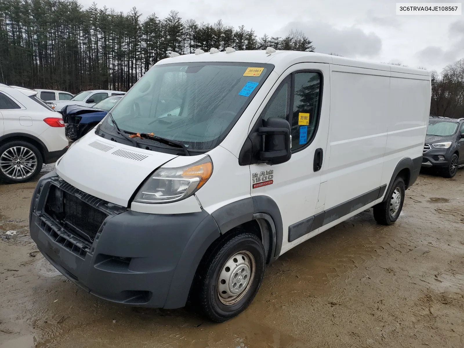 3C6TRVAG4JE108567 2018 Ram Promaster 1500 1500 Standard