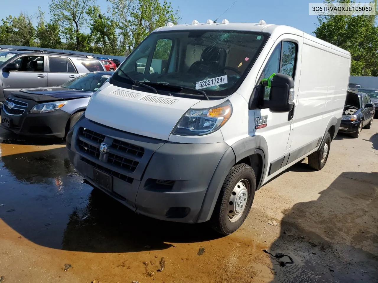 2018 Ram Promaster 1500 1500 Standard VIN: 3C6TRVAGXJE105060 Lot: 52821724