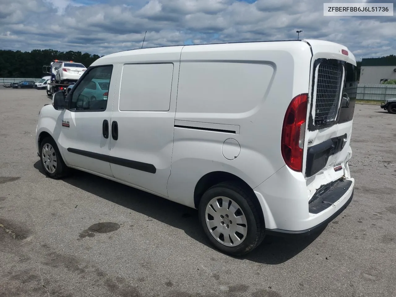 2018 Ram Promaster City Slt VIN: ZFBERFBB6J6L51736 Lot: 57203774