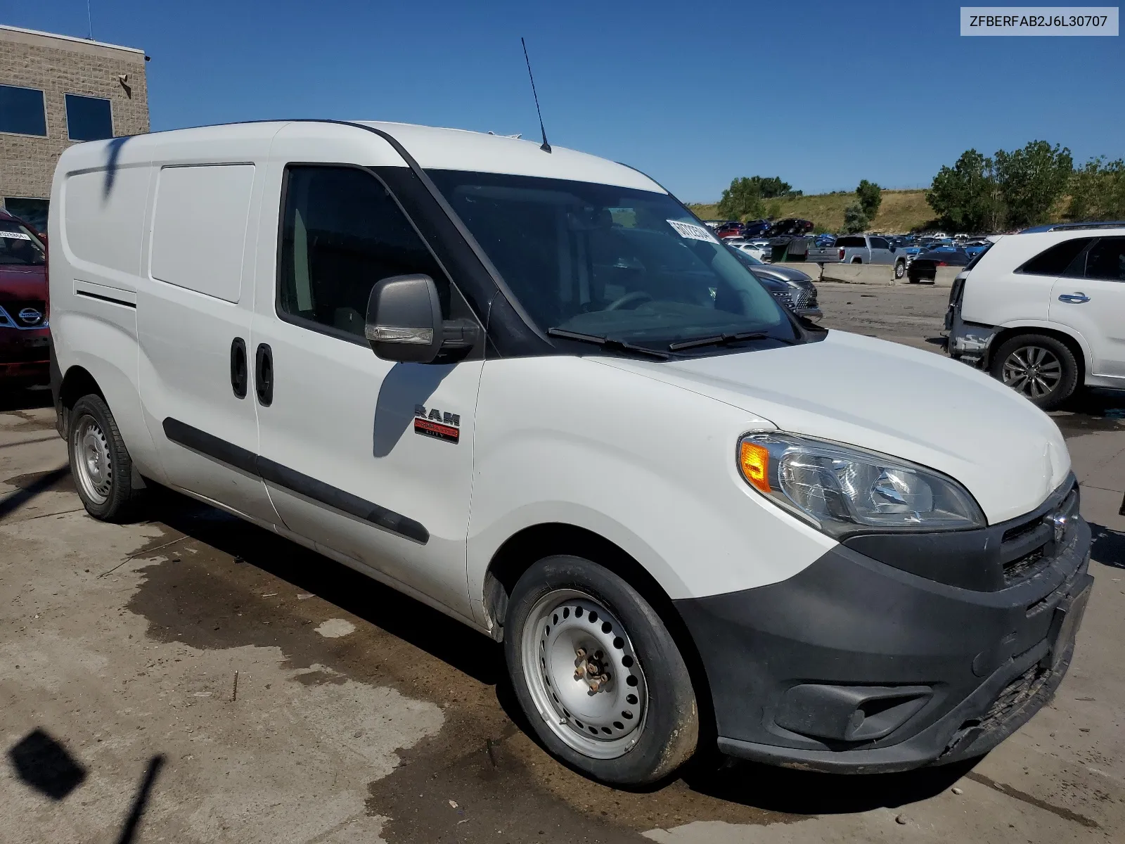 2018 Ram Promaster City VIN: ZFBERFAB2J6L30707 Lot: 60722504