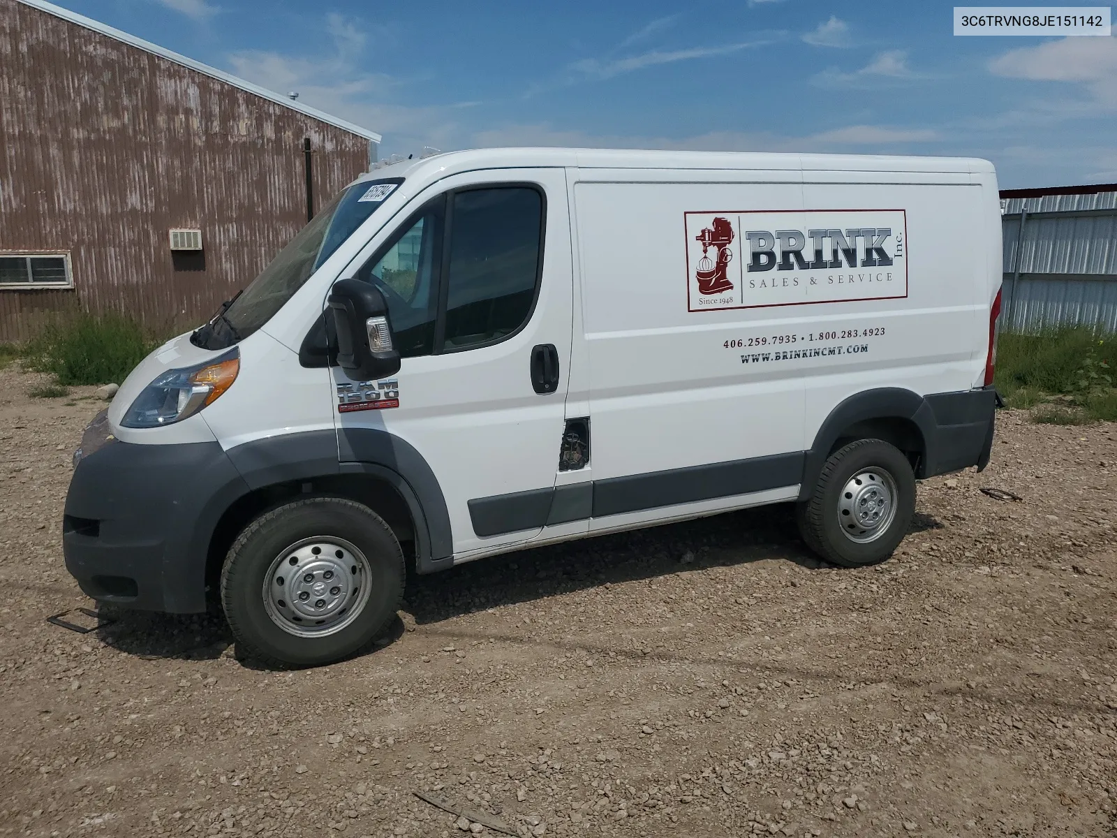 3C6TRVNG8JE151142 2018 Ram Promaster 1500 1500 Standard