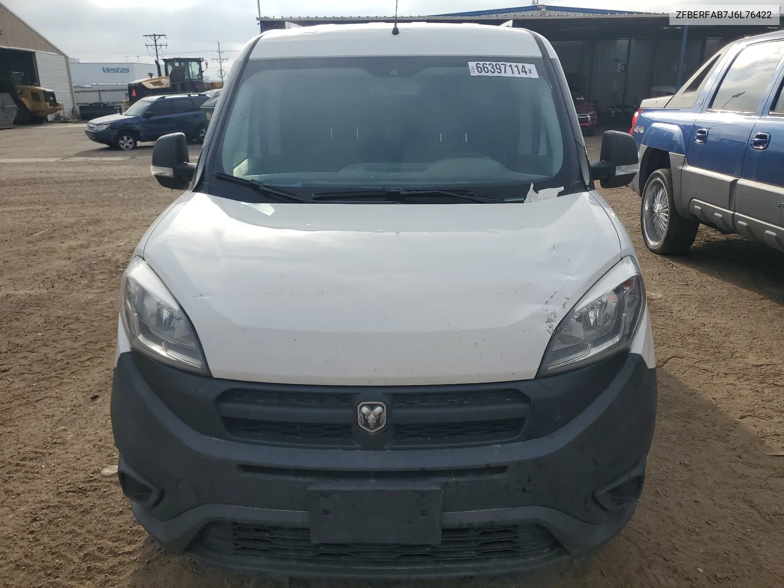 2018 Ram Promaster City VIN: ZFBERFAB7J6L76422 Lot: 66397114