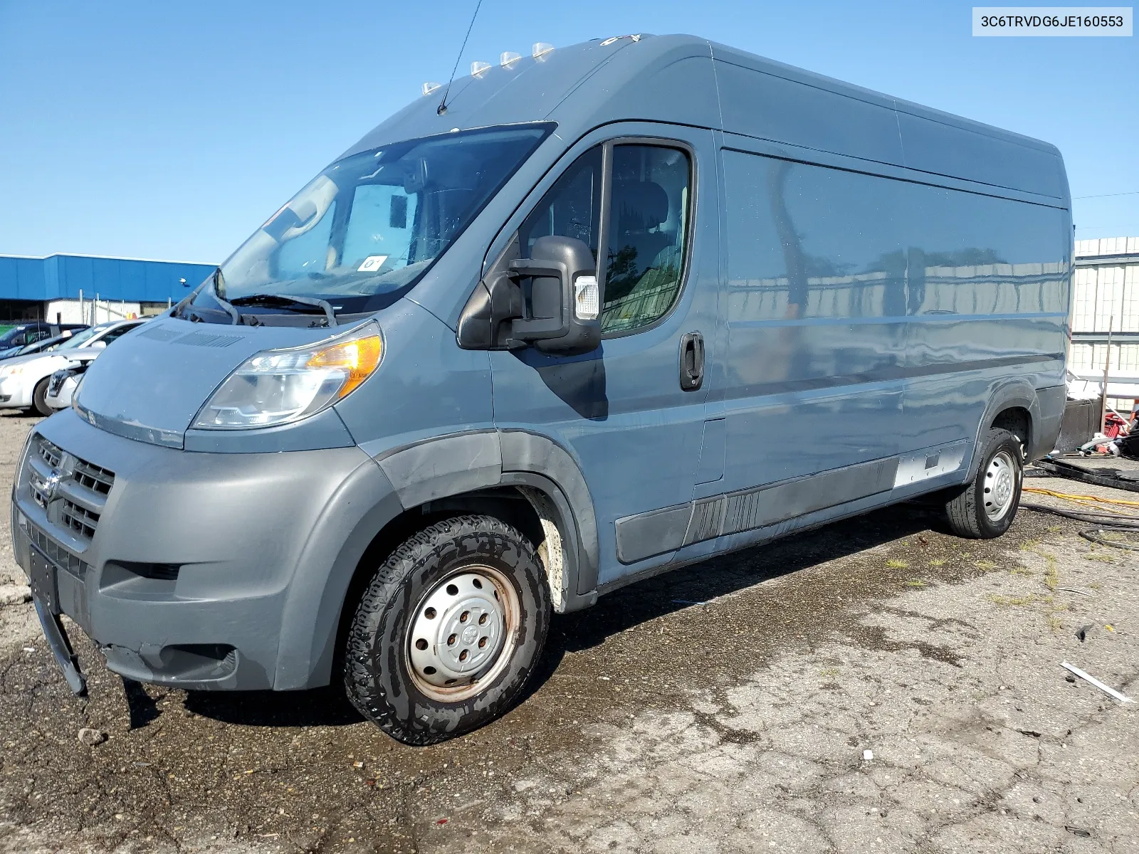 2018 Ram Promaster 2500 2500 High VIN: 3C6TRVDG6JE160553 Lot: 66917994