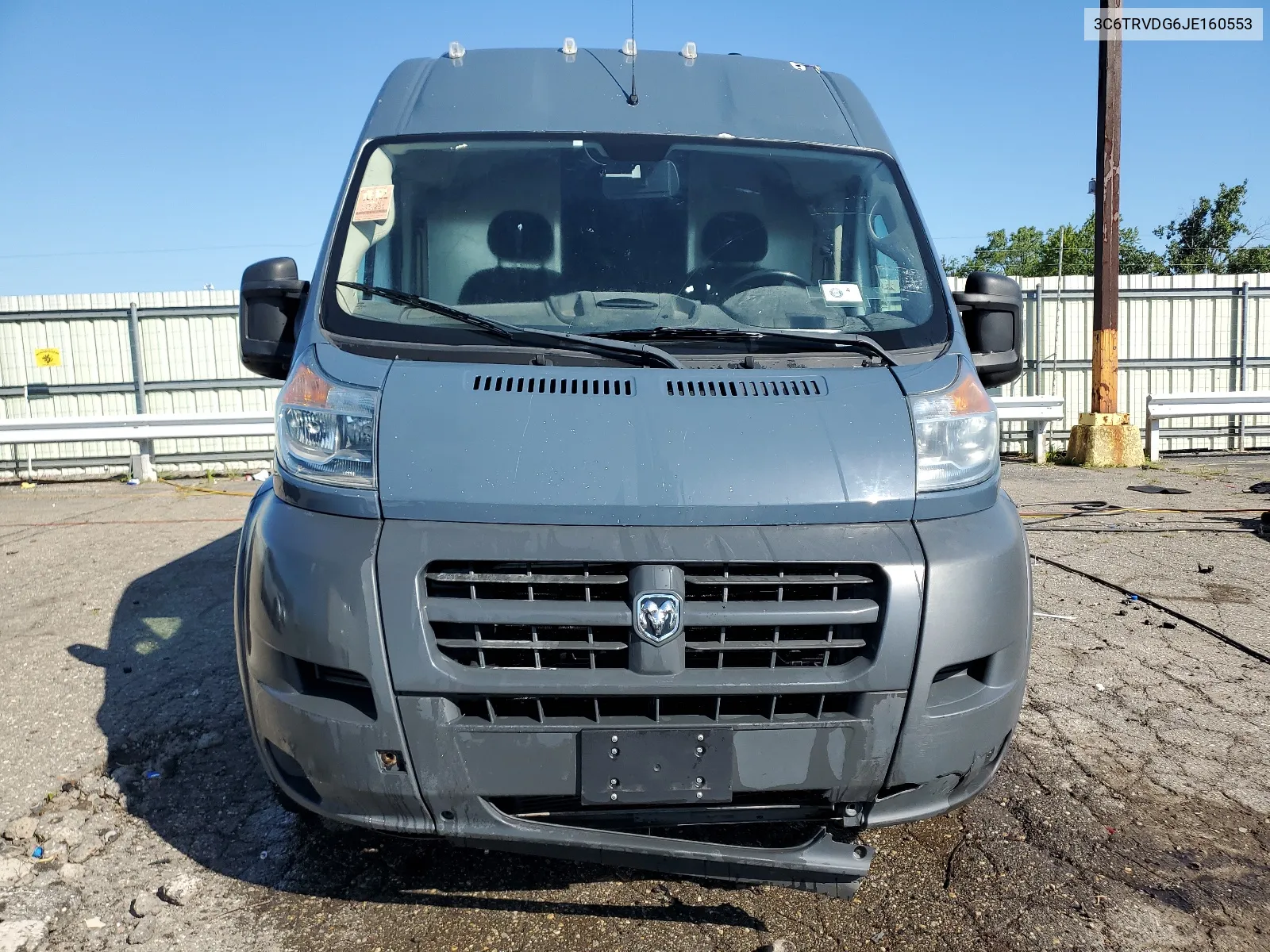 2018 Ram Promaster 2500 2500 High VIN: 3C6TRVDG6JE160553 Lot: 66917994