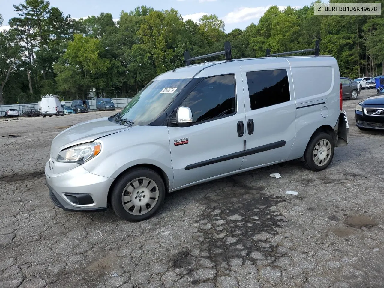 2018 Ram Promaster City Slt VIN: ZFBERFBB1J6K49678 Lot: 70548914