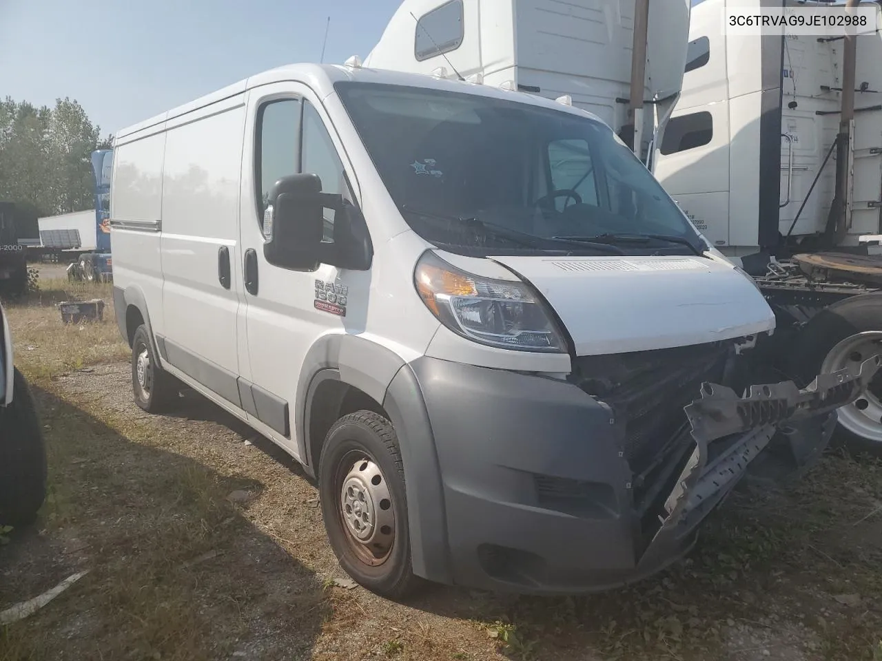 2018 Ram Promaster 1500 1500 Standard VIN: 3C6TRVAG9JE102988 Lot: 70845554