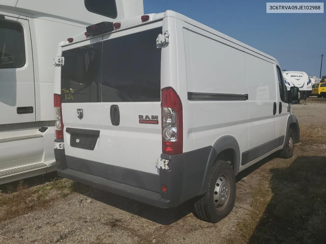 3C6TRVAG9JE102988 2018 Ram Promaster 1500 1500 Standard