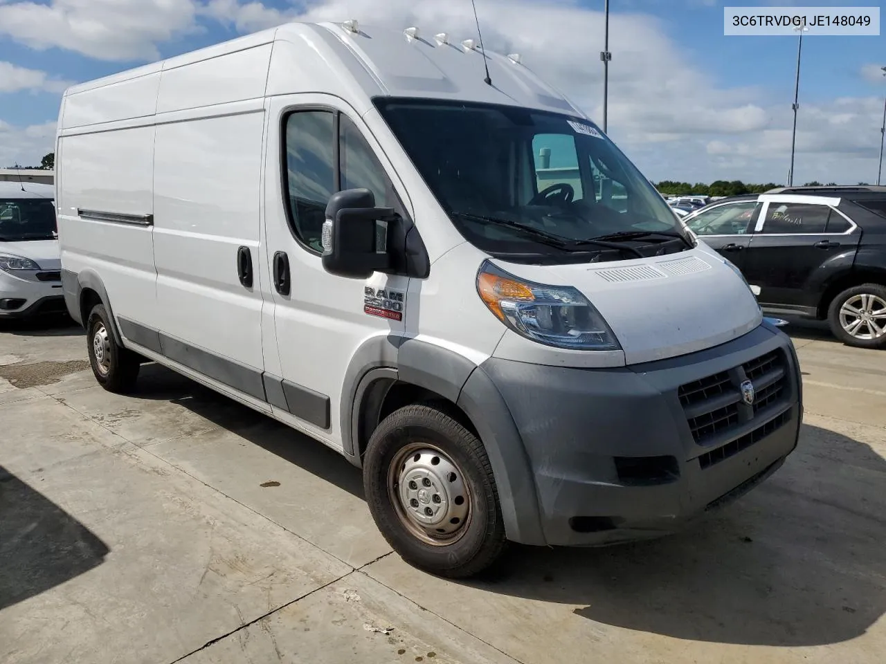 2018 Ram Promaster 2500 2500 High VIN: 3C6TRVDG1JE148049 Lot: 74478864